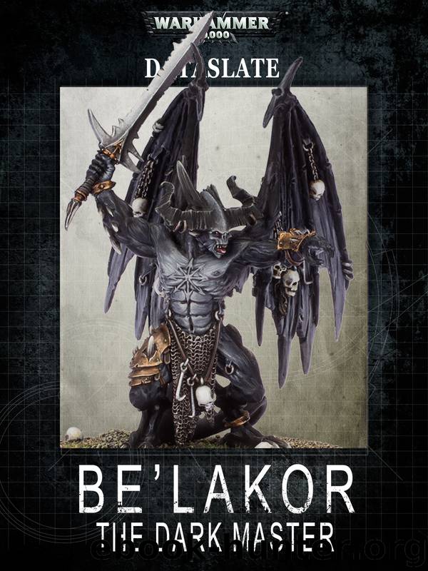 Dataslate - Be'lakor by Games Workshop Ltd