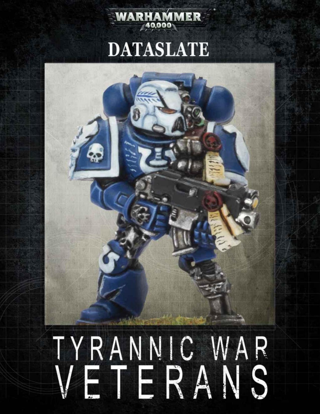 Dataslate - Tyrannic War Veterans by Games Workshop Ltd