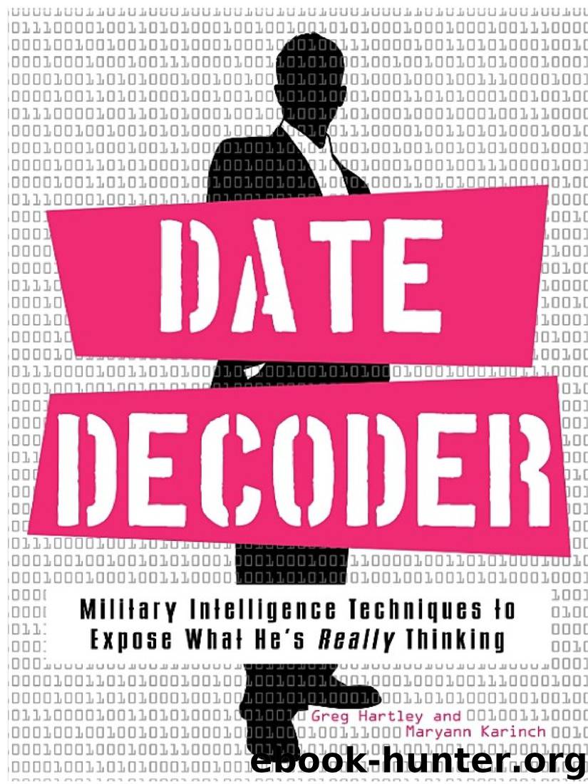 Date Decoder: Military Intelligence Techniques to Expose What What He's Really Thinking by Gary Hartley & Maryann Brownell