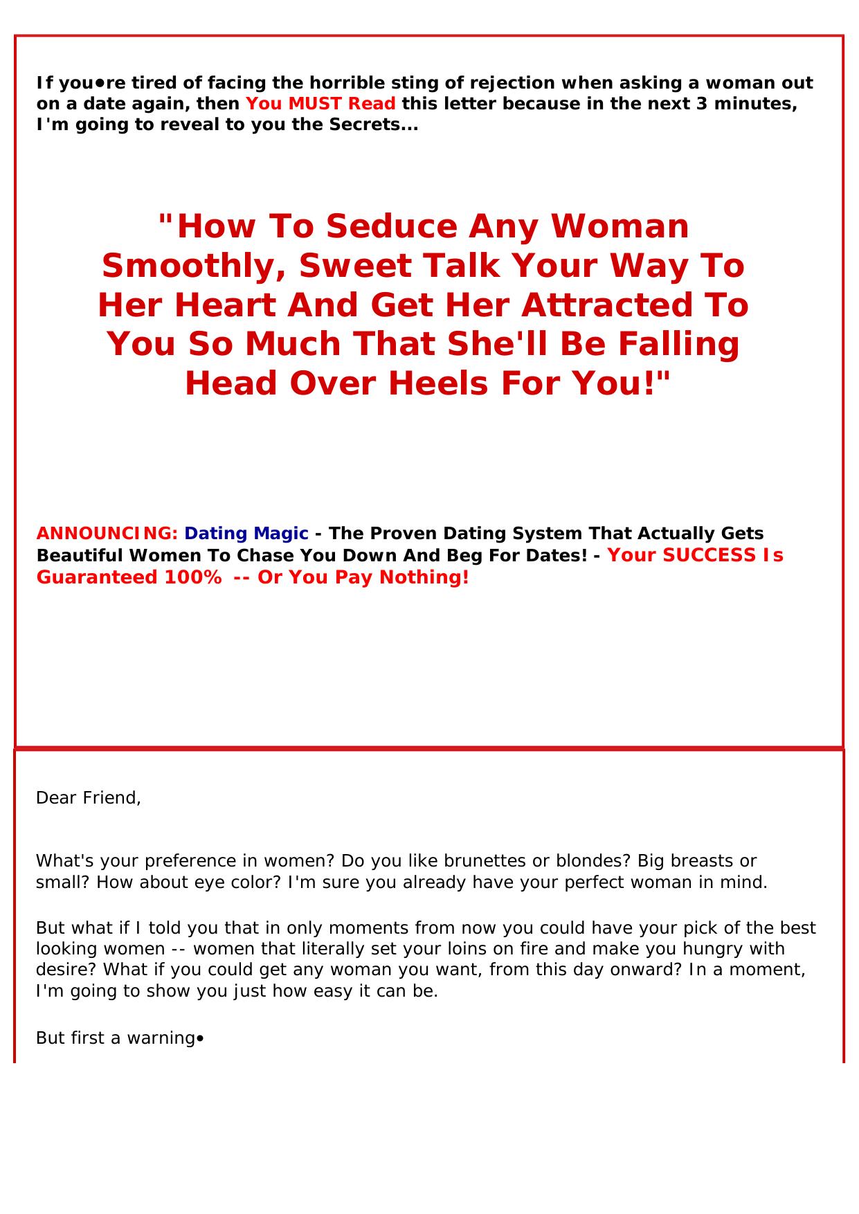 Dating Magic - The Ultimate Dating Guide. by Best of Kuszter's Collection