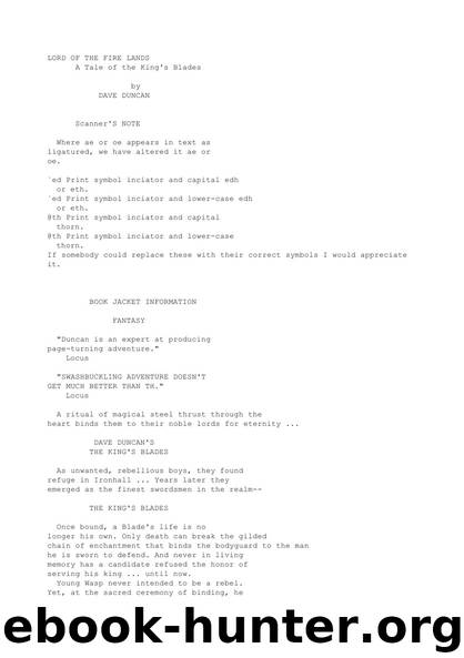 Dave Duncan - Tales of King's Blades 2 by Lord of The Fire