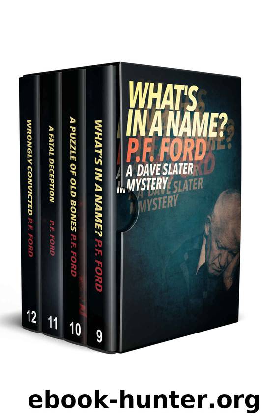 Dave Slater Mystery Novels Box Set Three by P F Ford