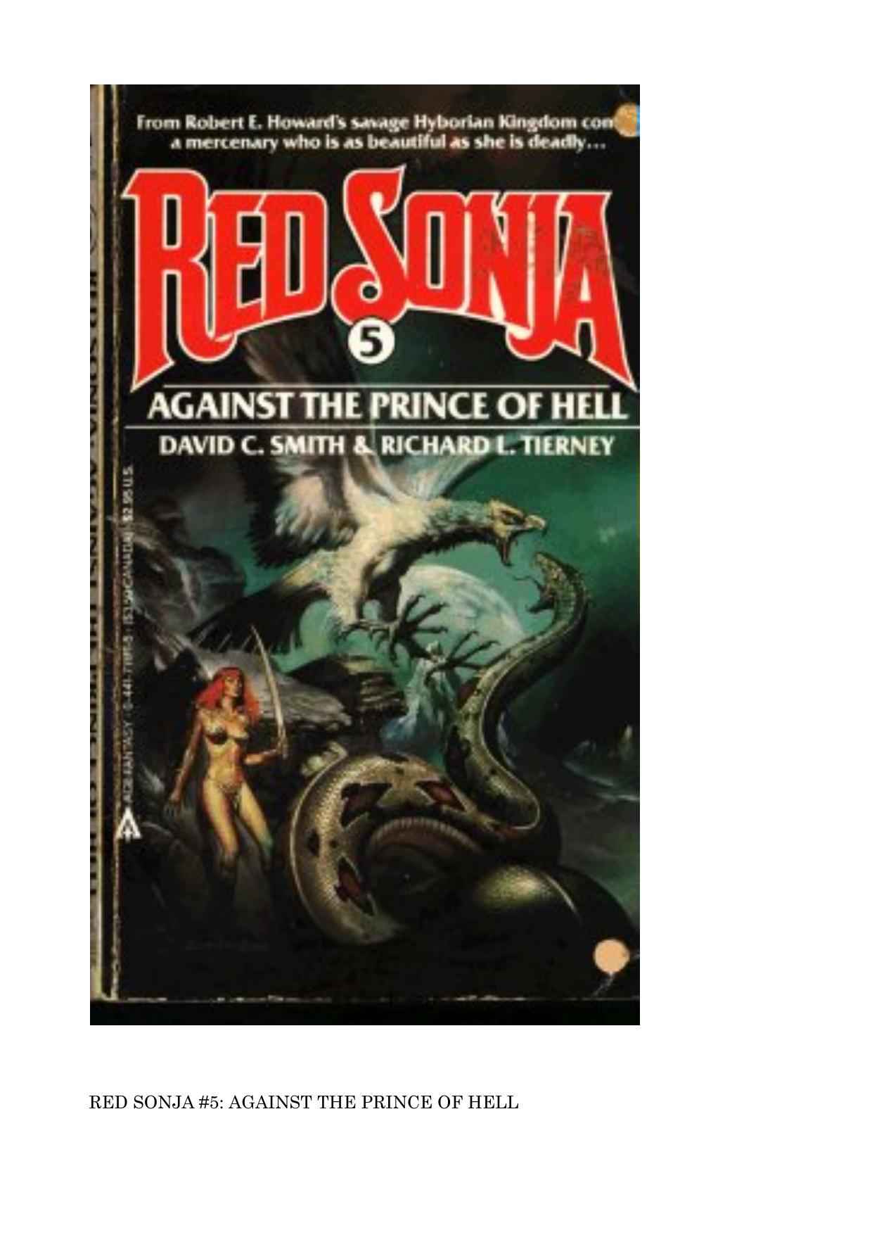 David C. Smith & Richard L. Tierney - Red Sonja 5 by Against the Prince of Hell