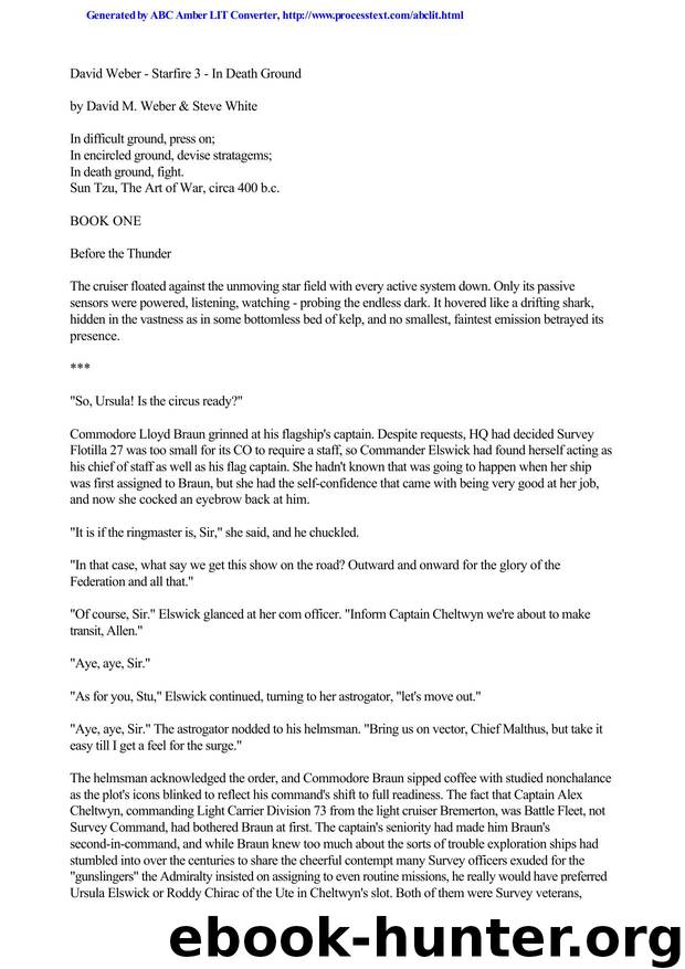 David Weber & Steve White - Starfire 3 by In Death Ground