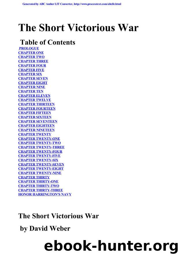 David Weber - [Honor Harrington 03] by The Short Victorious War