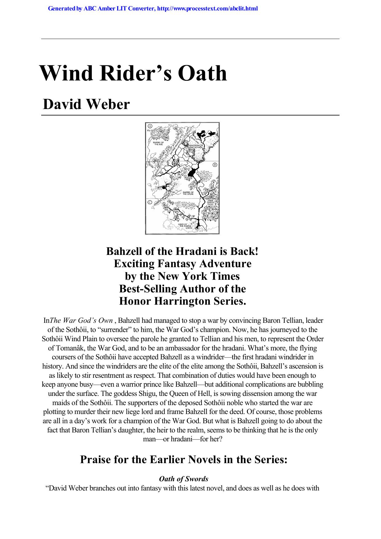 David Weber - [Hrandani 03] - Wind Rider's Oath by Weber David