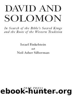 David and Solomon by Finkelstein Israel & Silberman Neil Asher