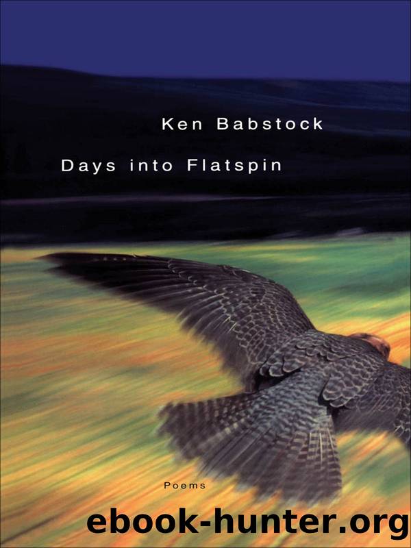 Days Into Flatspin by Ken Babstock