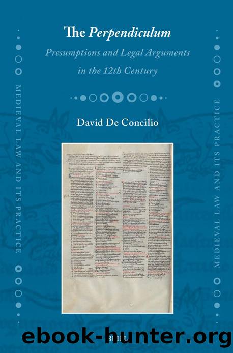 De Concilio D. The Perpendiculum. Presumptions and Legal Arguments...2024 by Unknown