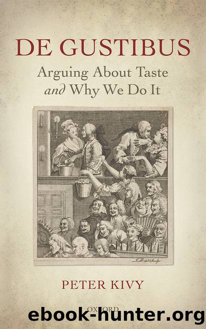 De Gustibus by Peter Kivy;