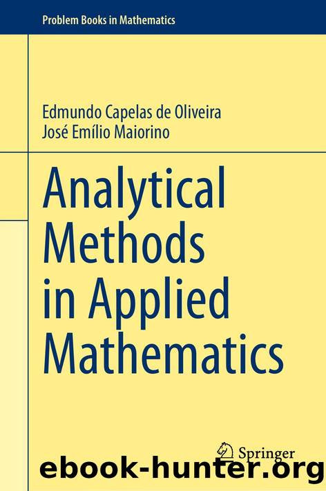 De Oliveira E. Analytical Methods in Applied Mathematics 2025 by Unknown
