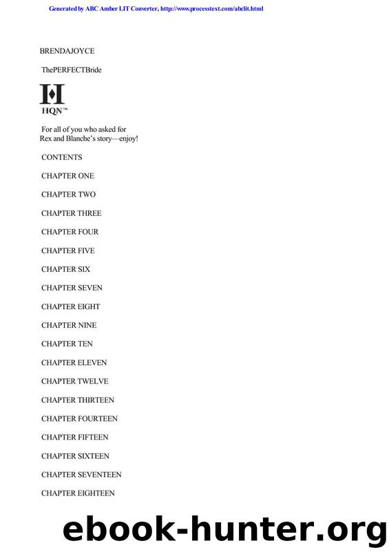 De Warenne Dynasty 08 - The Perfect Bride by Brenda Joyce