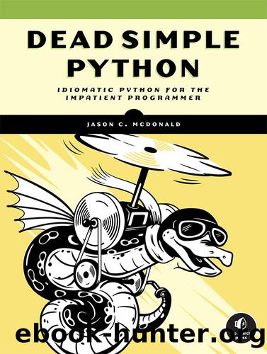 Dead Simple Python by Jason C McDonald