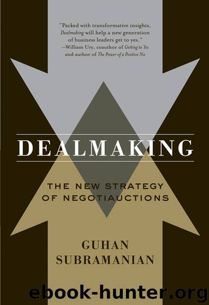 Dealmaking by Guhan Subramanian