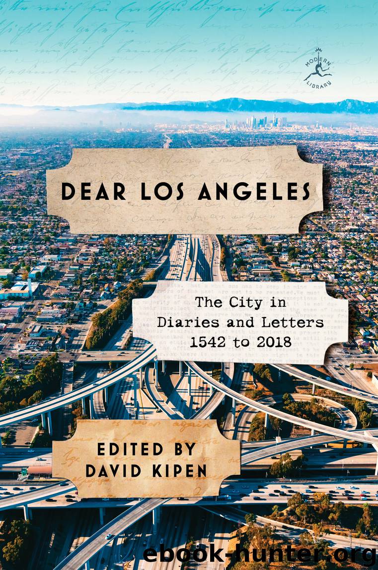 Dear Los Angeles by David Kipen