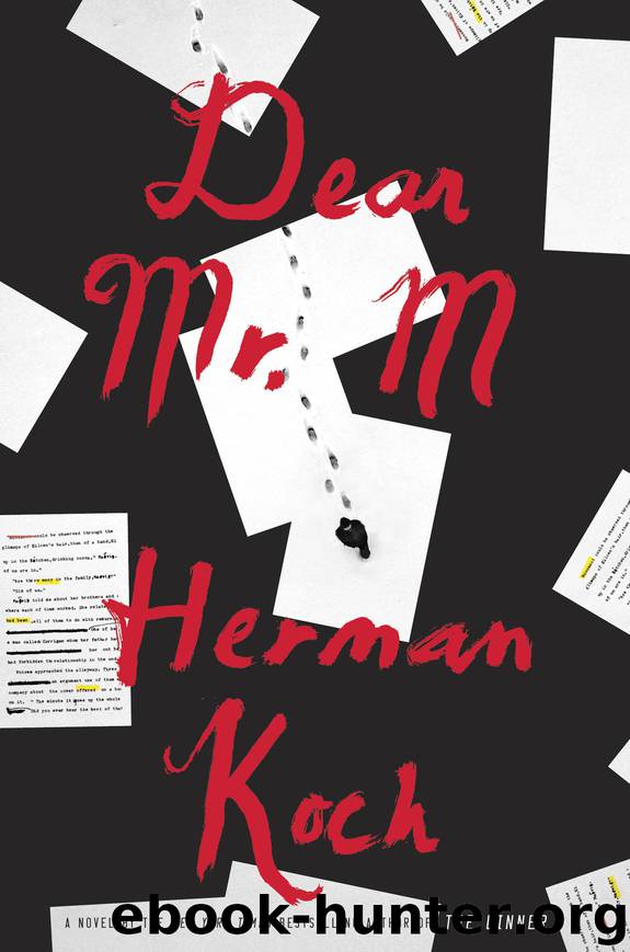 Dear Mr. M by Herman Koch