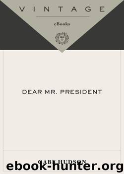 Dear Mr. President by Gabe Hudson