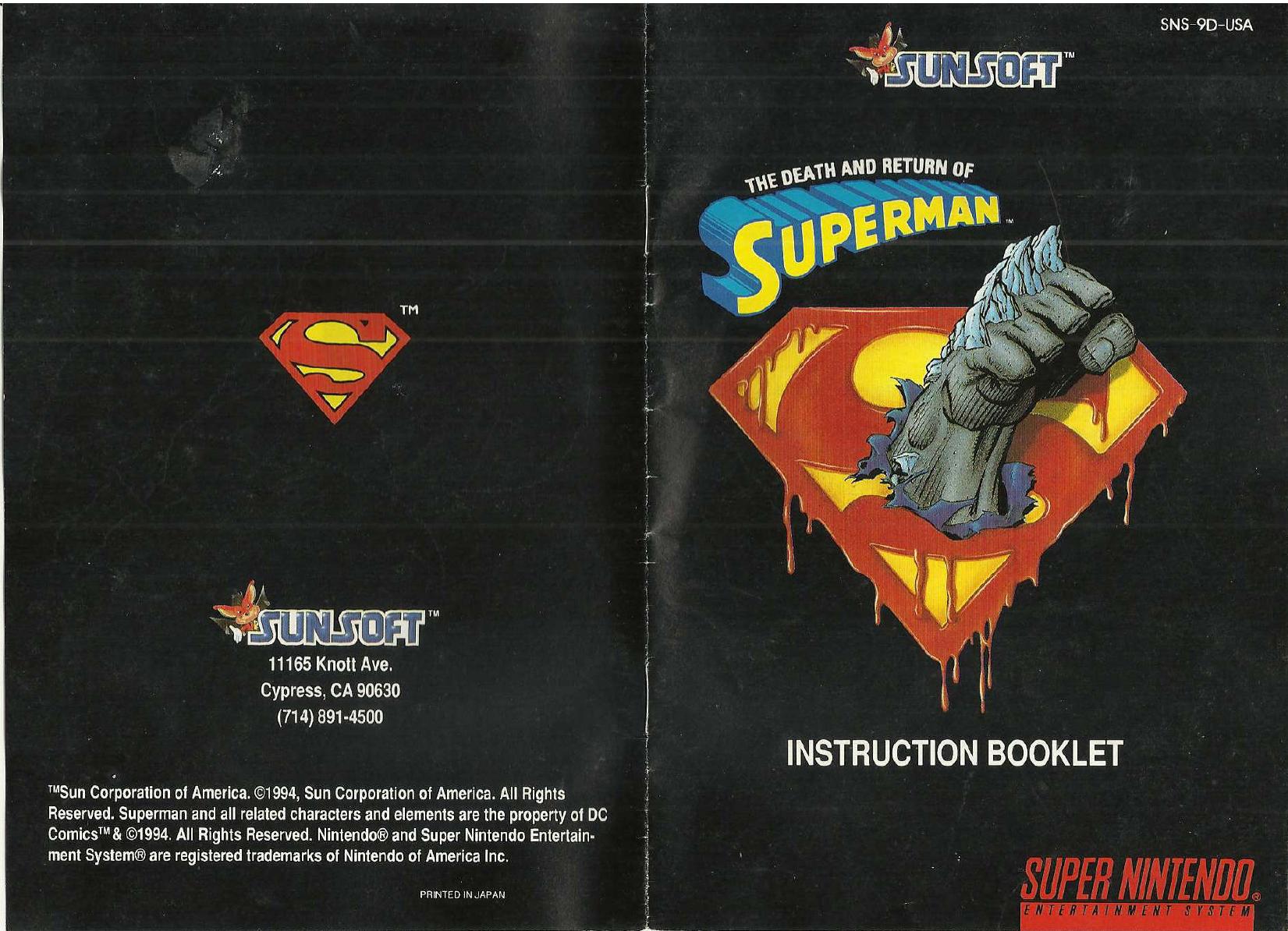 Death and Return of Superman, The ( USA ) by Unknown