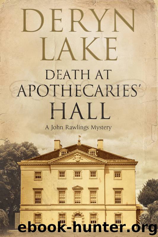 Death at Apothecaries' Hall by Deryn Lake