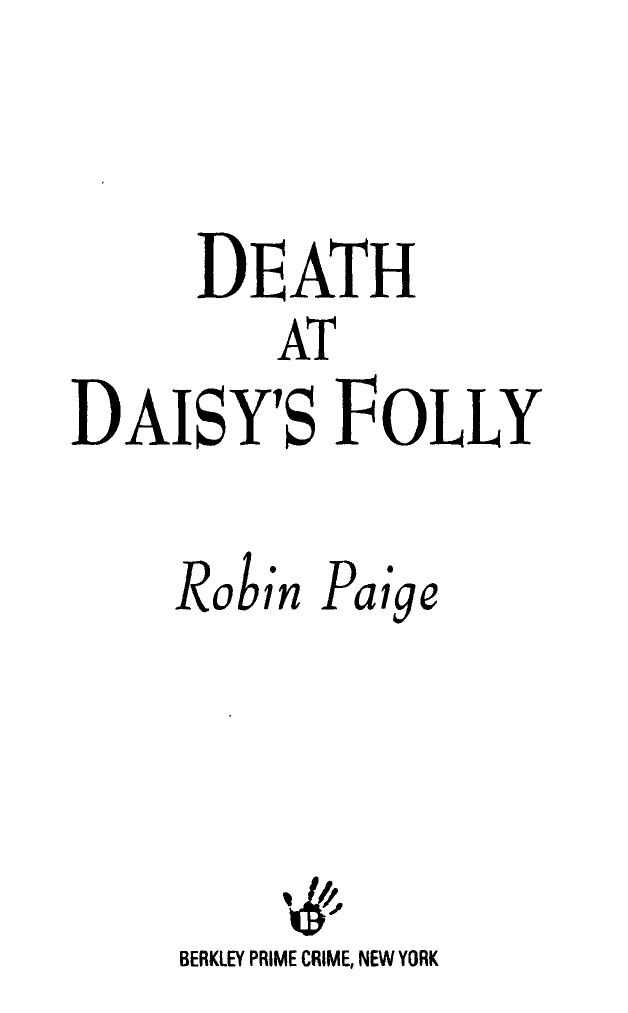 Death at Daisy's Folly by Robin Paige