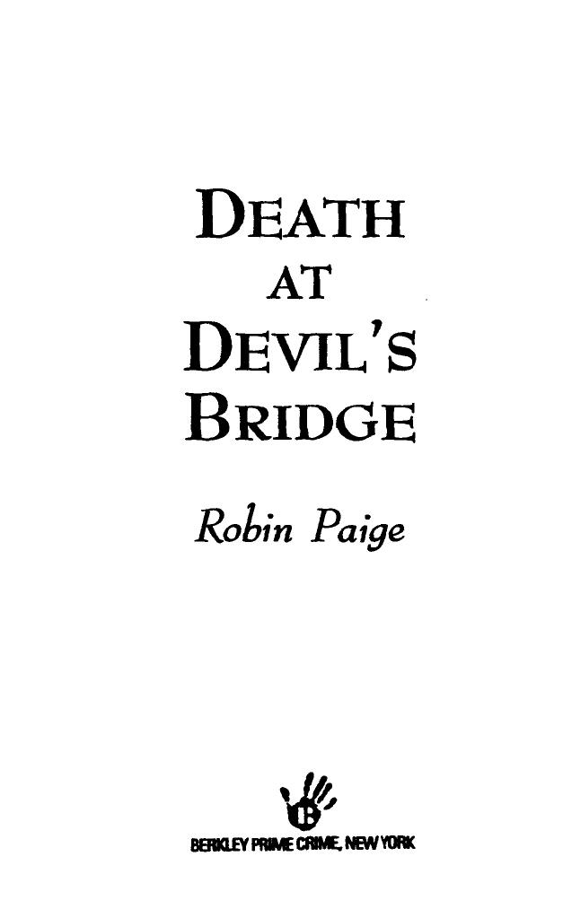 Death at Devil's Bridge by Robin Paige
