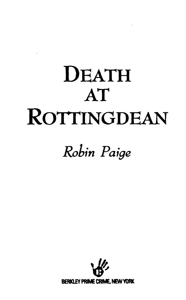 Death at Rottingdean by Robin Paige