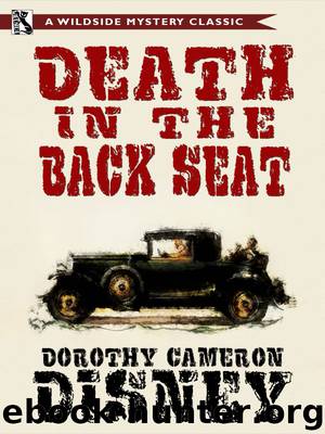 Death in the Back Seat by Dorothy Cameron Disney