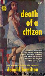 Death of a Citizen (mh-1) by Donald Hamilton