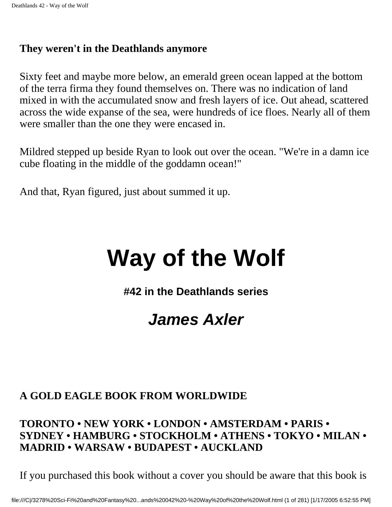 Deathlands 42 - Way of the Wolf by Mel Odom