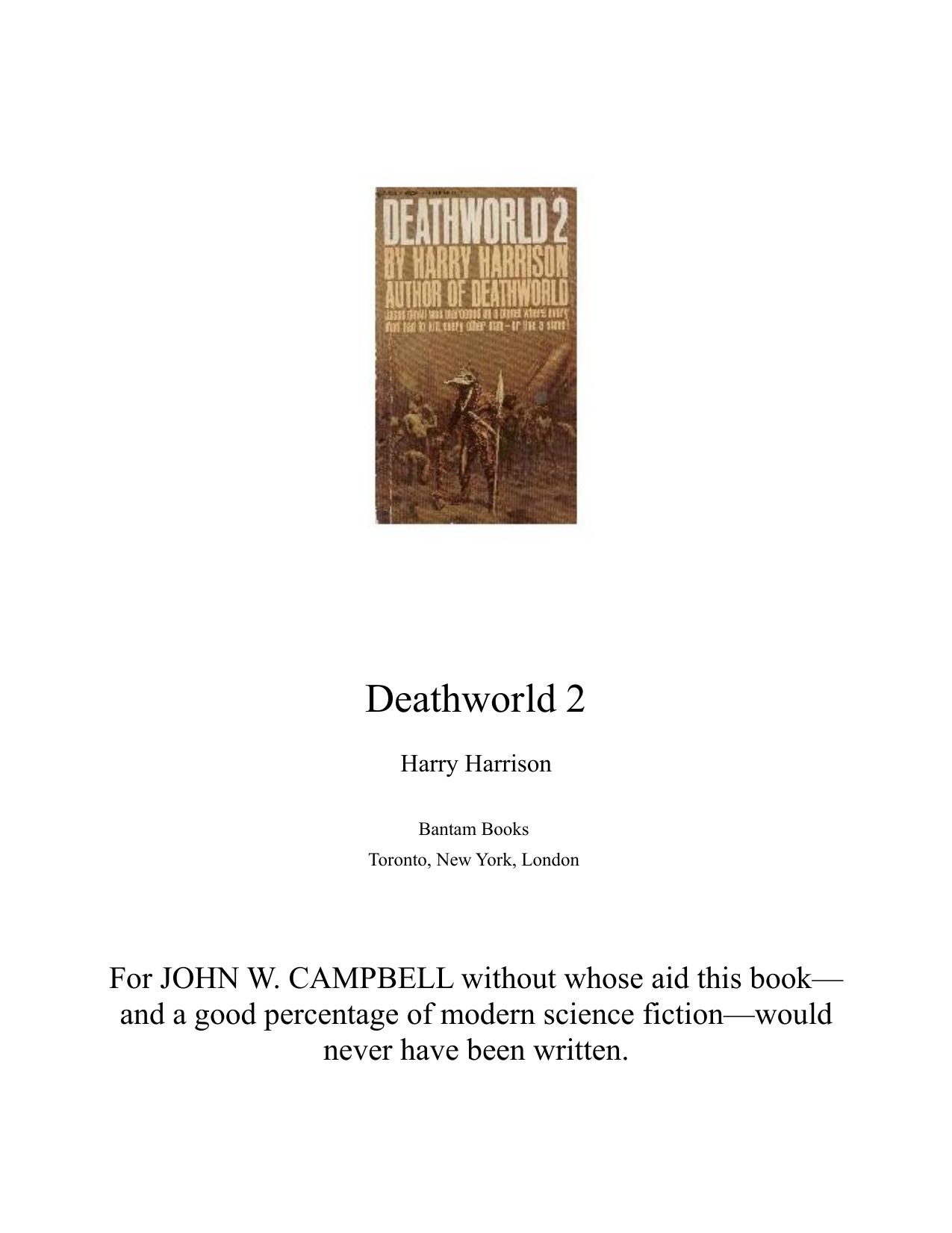Deathworld 2 by Harry Harrison