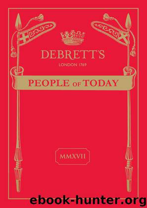 Debrett's People of Today 2016 by Debrett's