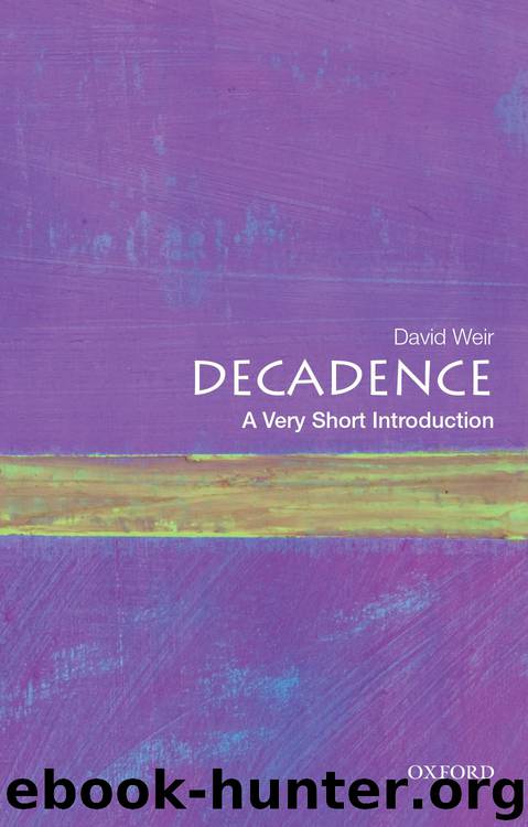 Decadence by David Weir - free ebooks download