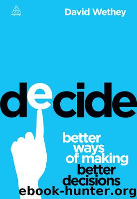Decide by David Wethey