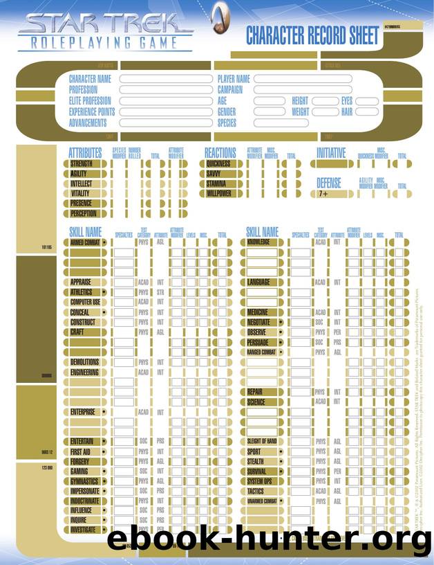 Decipher by Character Sheet (PF)