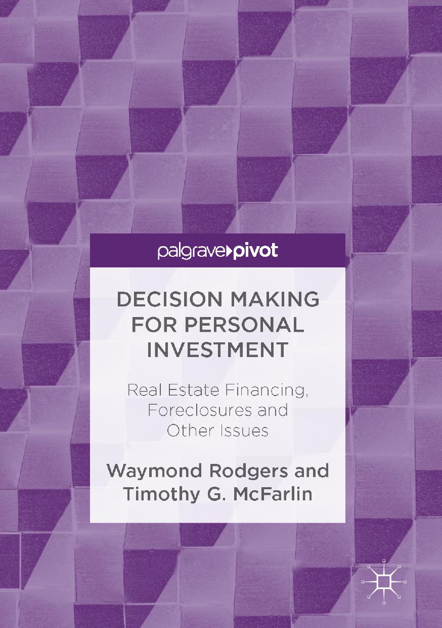 Decision Making for Personal Investment by Waymond Rodgers & Timothy G. McFarlin