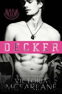 Decker: A Standalone college romance: A Boys of HGU Novel by Victoria McFarlane