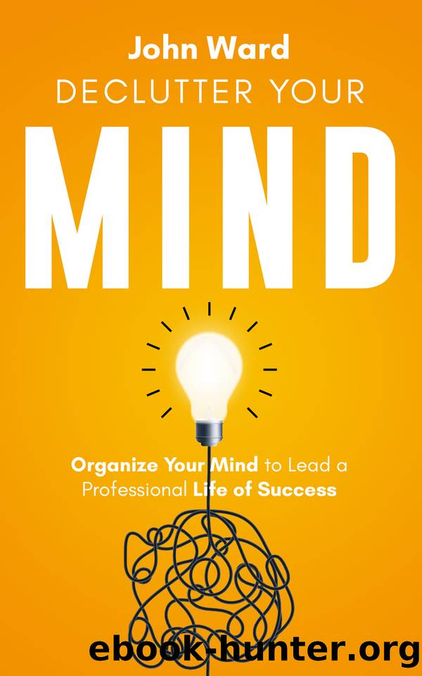 Declutter Your Mind: Organize Your Mind to Lead a Professional Life of Success by Ward John