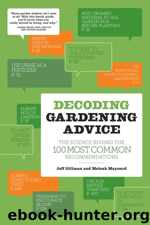 Decoding Gardening Advice by Jeff Gillman