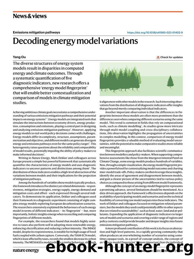 Decoding energy model variations by Yang Ou