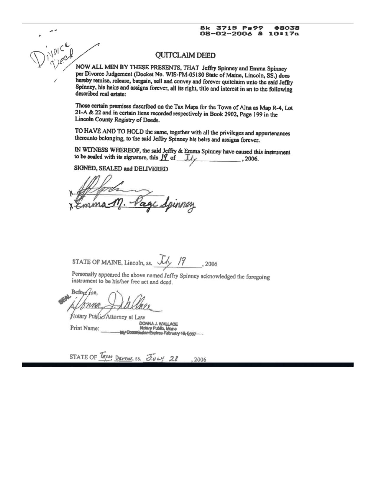 Deed History by MacNeil Jami