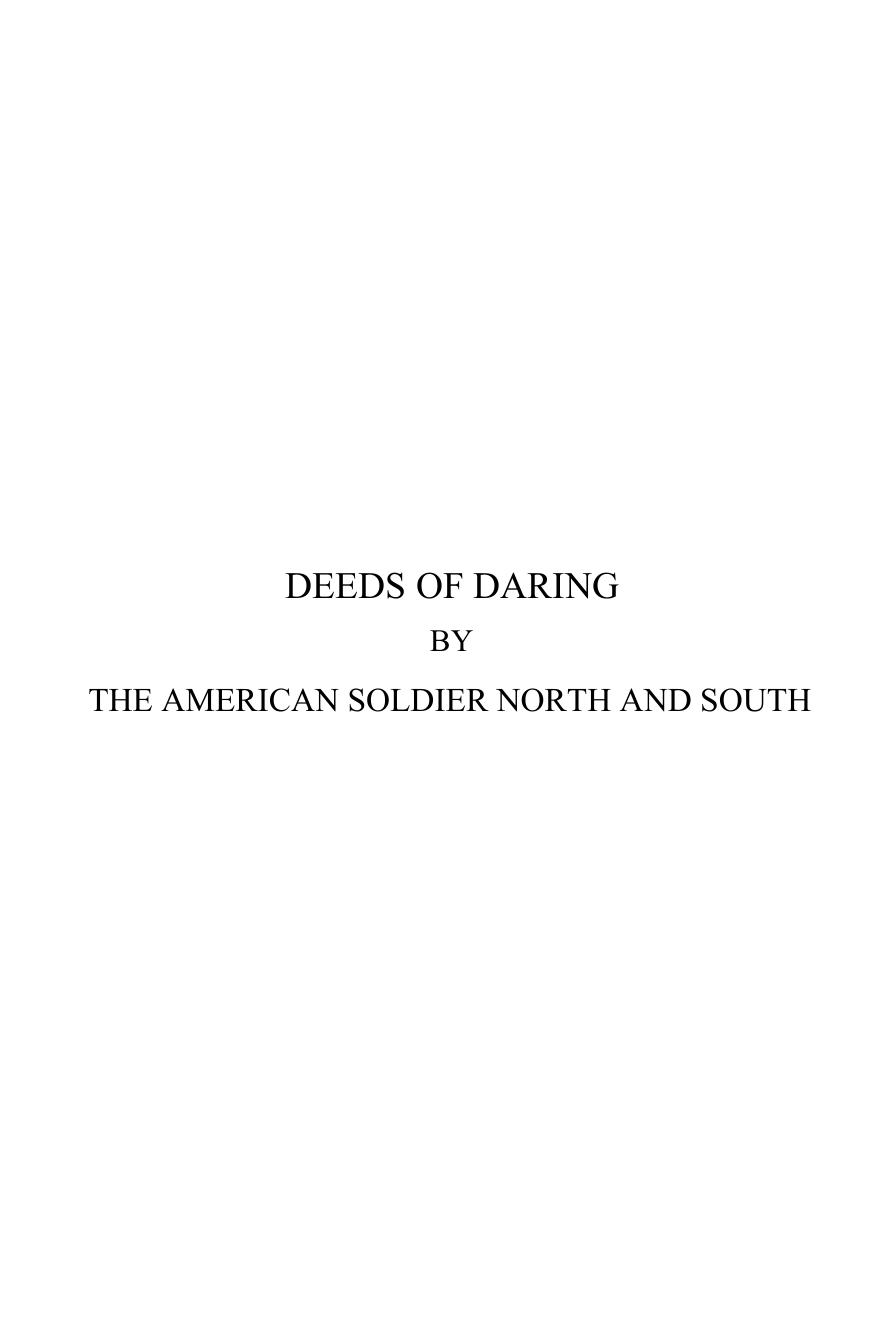 Deeds of Daring by the American Soldier by D. M. Kelsey