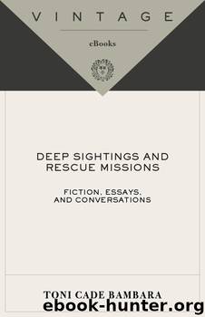 Deep Sightings & Rescue Missions by Toni Cade Bambara