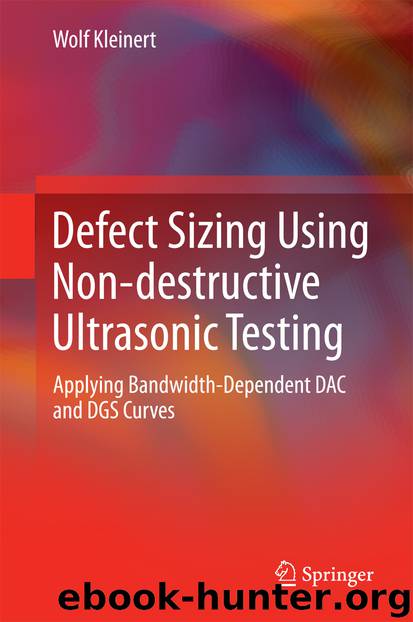 Defect Sizing Using Non-destructive Ultrasonic Testing by Wolf Kleinert