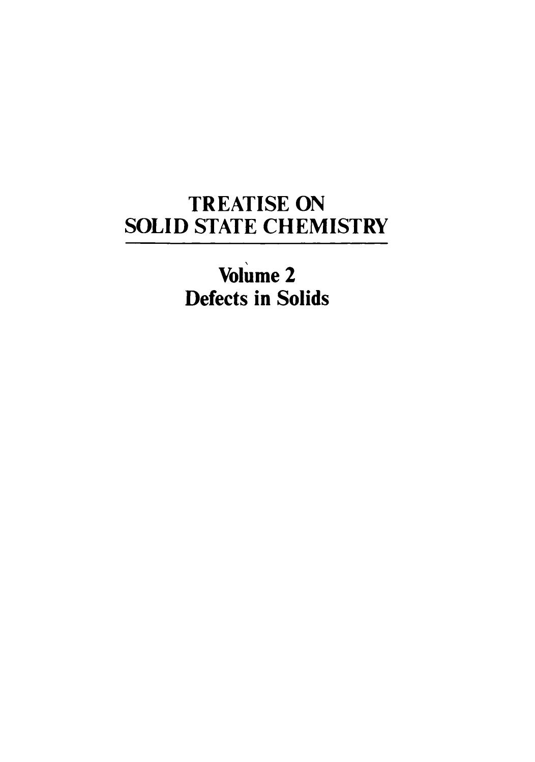 Defects in Solids by Donald S. McClure (auth.) N. B. Hannay (eds.)