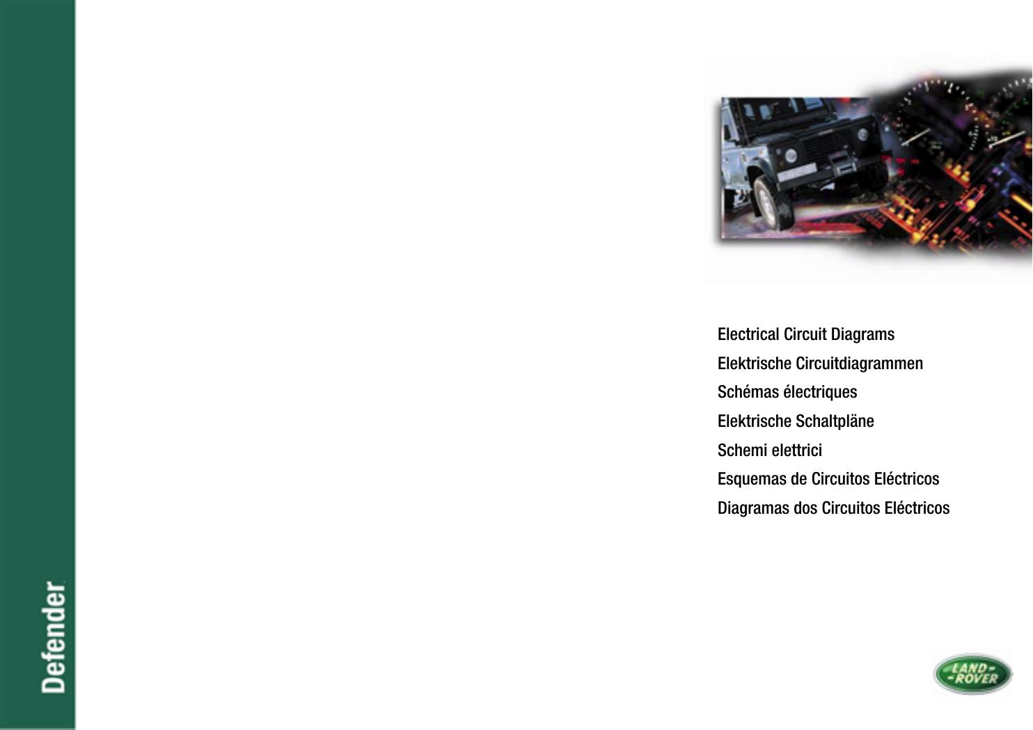 Defender 300 Tdi Electrical Circuit Diagrams by Rover