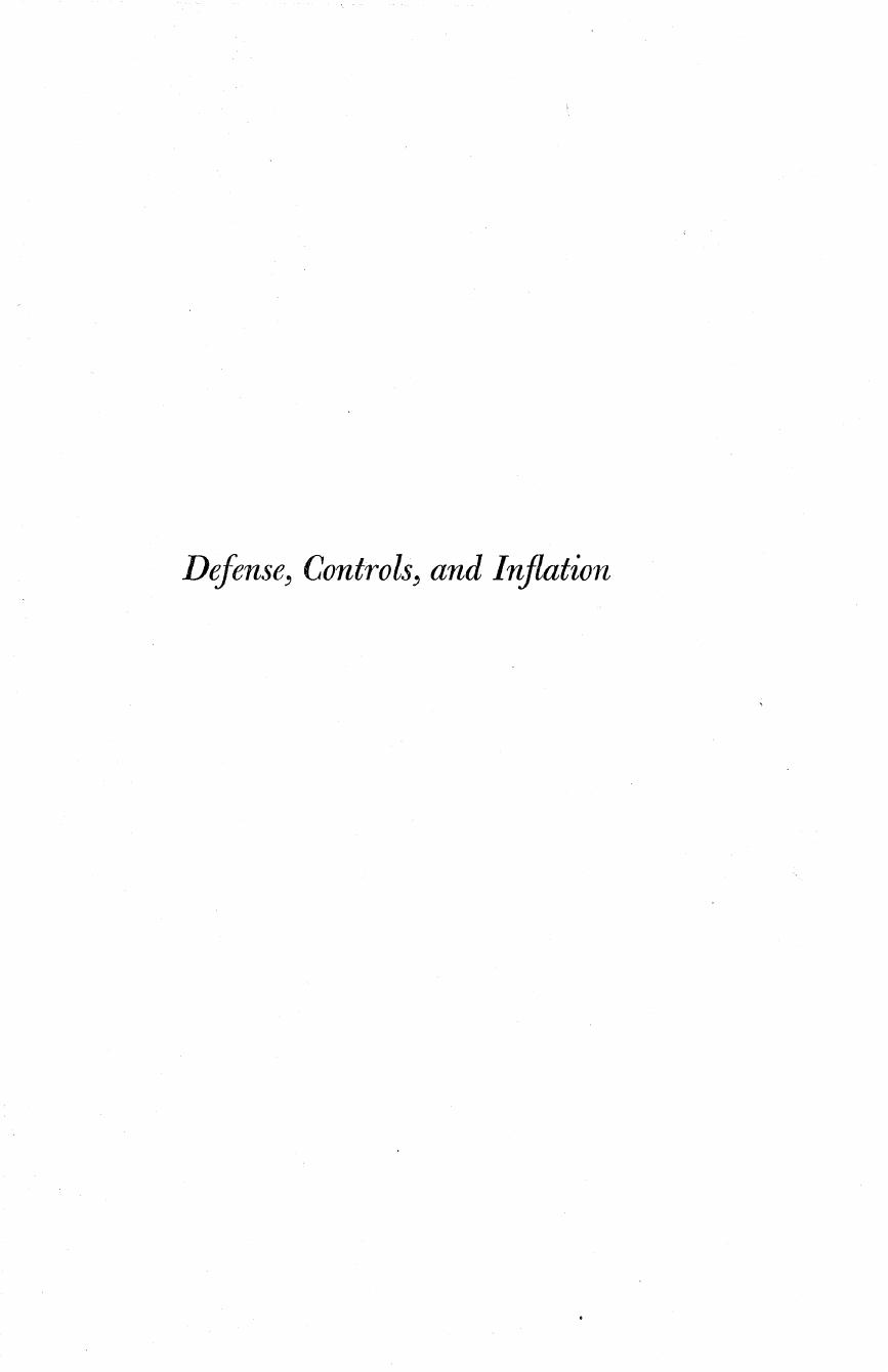 Defense, controls and inflation : a conference sponsored by the University of Chicago Law School by Director Aaron