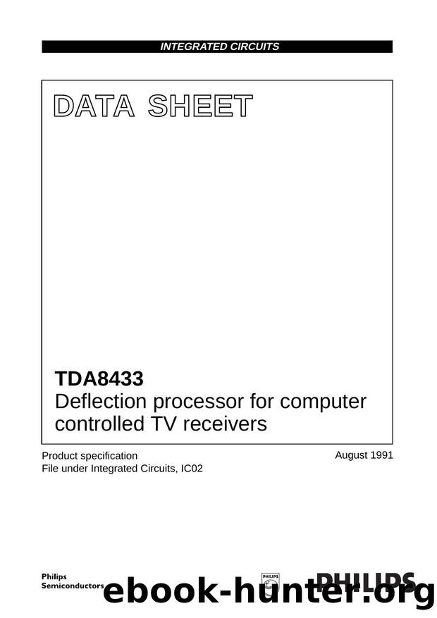 Deflection processor for computer controlled TV receivers by Philips Semiconductors