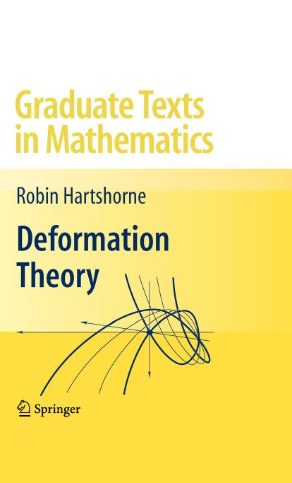 Deformation Theory by R Hartshorne