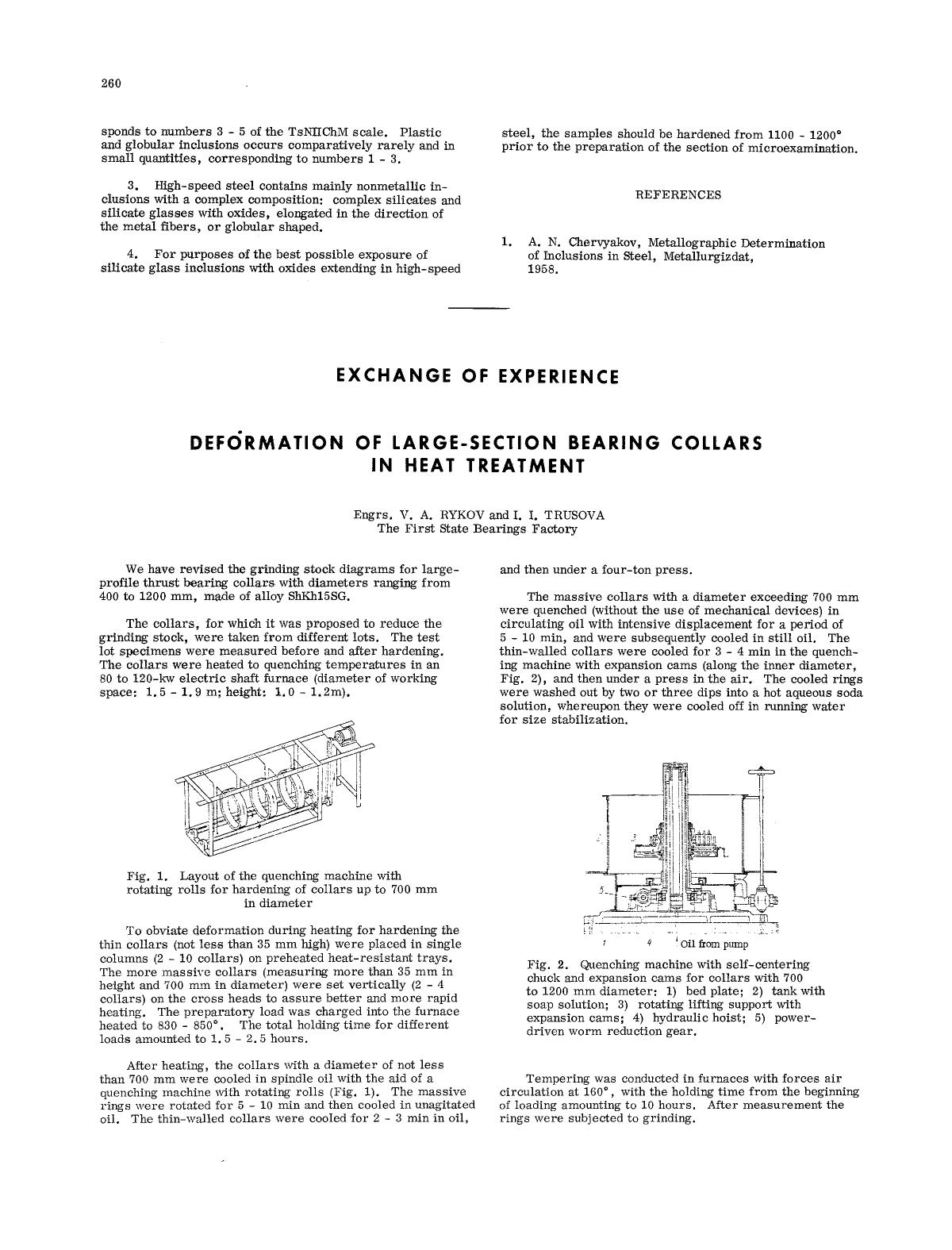 Deformation of large-section bearing collars in heat treatment by Unknown