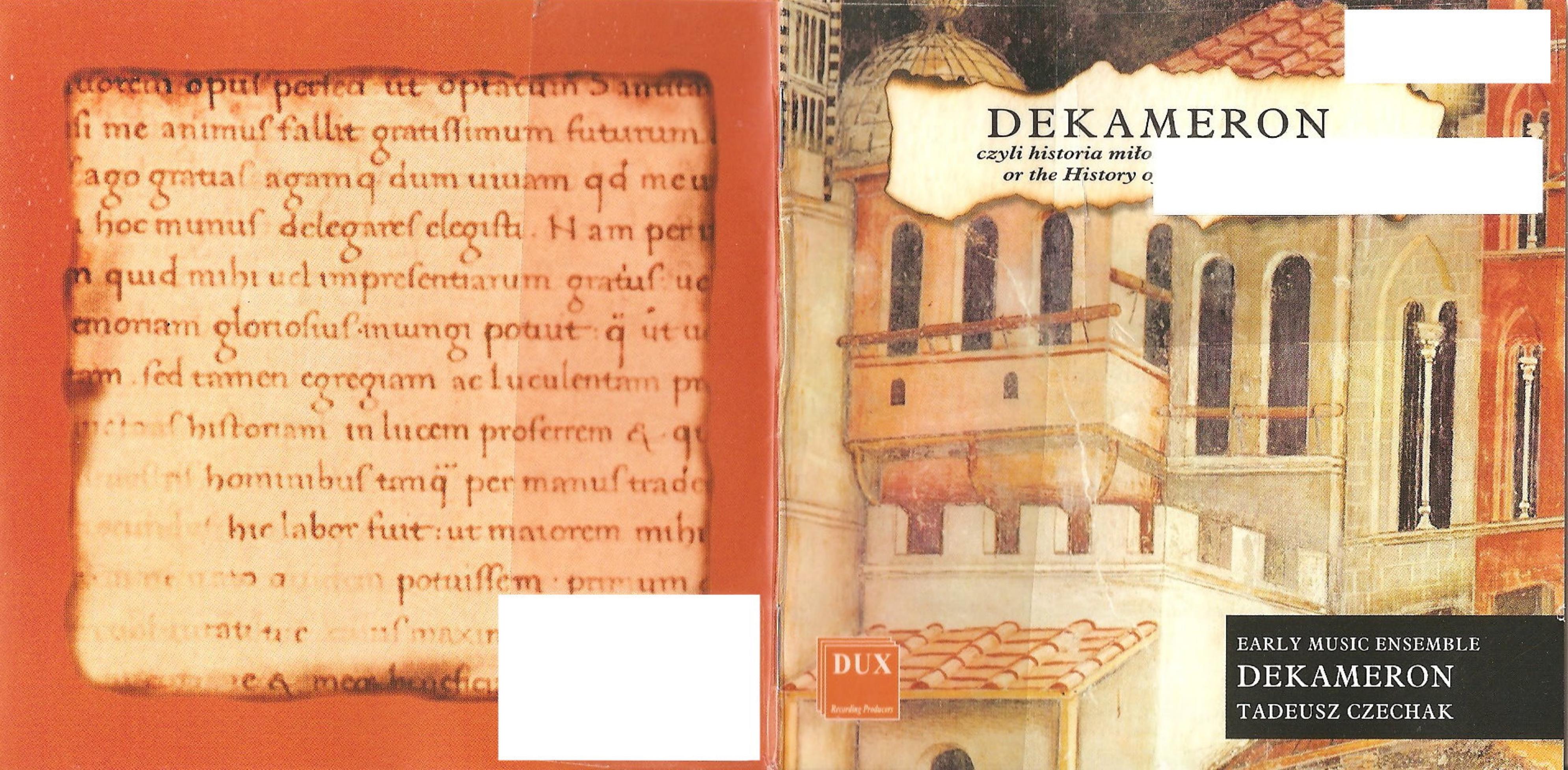 Dekameron czyli historia milosci sredniowiecznej or the History of Medieval Love by Unknown